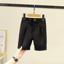 Boy Short Western Pants Girl Pants Children 50% Pants Casual Elementary School Pants Suit Shorts Summer Thin