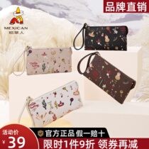 Scarecrow Wallet Women 2022 New Small Print Clutch Bag Mobile Phone Bag Women Multifunctional Large Capacity Coin Purse