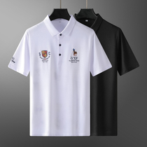 High-end Paul polo shirt mens short sleeve summer fashion lapel light luxury high-end embroidery mens half-sleeve T-shirt