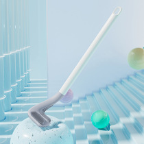 Golf toilet brush wall mount soft glue toilet brush home Creative shape long handle clean no blind brush