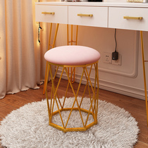 Nordic dressing stool light luxury makeup stool dressing bench subnet red nail chair girl cute bedroom ins stool