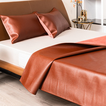 Cow Leather Seat 1 8m Bed Cool Mat Two-sided Flip-floe Summer Foldable Home Summer 1 5 m Mat