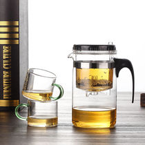 Teapot glass fluttering Cup Teapot tea cup filter heat-resistant glass tea maker household kung fu tea set set