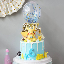 Pet cake decoration ornaments creative childrens cake cartoon scene decoration anime doll ornaments