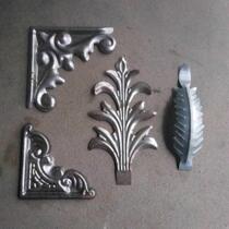 Iron Art Accessories Gate Accessories Corner Flower Rims Corner Flowers Triangle Flower Leaf Iron Gate Material