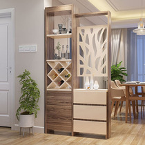 Nordic Xuanguan Parting Door Hall Double Sided Cabinet Screen Locker Cabinet Multifunction Cabinet