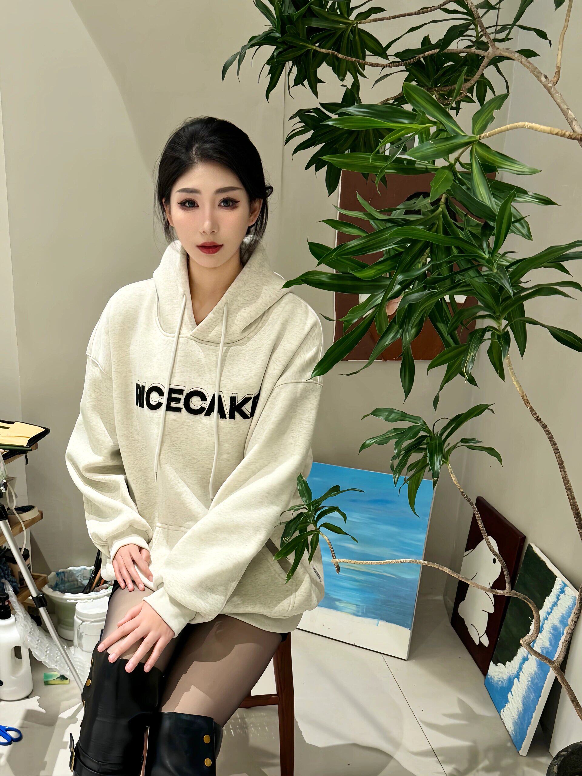 小野和子冬季黑丝光腿神器 加绒双层设计保暖不臃肿 替换装方便实用