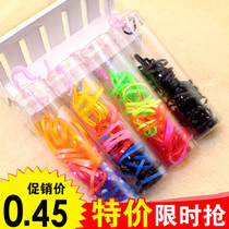 South Korea Small Barrel Mounted Head Rope Pull Constantly Candy Color Rubber Band Children Hair Collar Accessories Hair Accessories Hair Rope Special Price