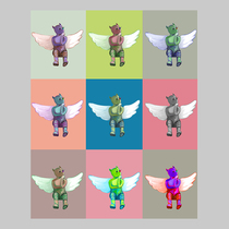 (limited to 200 pieces) Matze Dreamer Bean aluminum alloy framed 40*50cm pro-signed print