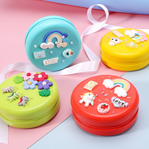 Baby teeth commemorative box girl boy teeth storage wooden childrens tooth replacement collection commemorative fetal hair preservation box gift