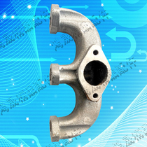 KM385 exhaust pipe three-cylinder smoke exhaust pipe Laiyang diesel engine engineering machinery silencer takeover