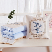 Chinese classical pillow is a Chinese wind multifunctional car sofa dual-use cushion is the office lunch break air conditioning