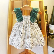 2020 New Girls Summer Dress Dress Woman Vest Skirt Summer Korean Version Princess Dress Children Skirt Beach Dress