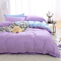 Fuana home textile Saint flower cotton four-piece cotton simple bedding 1 8m double quilt cover sheets