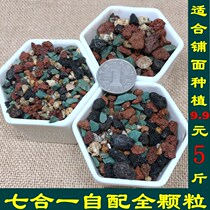 Fleshy whole grain soil Paving planting stone Diatomaceous earth Maifan stone Zeolite Light stone River sand volcanic stone Iridescent stone