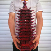  Taoist supplies Wood carving Wenchang Tower Taoist Mahogany Wenchang Tower Student aid supplies Dharma tools