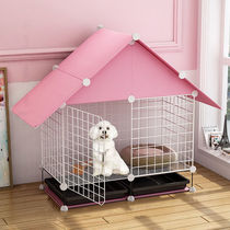 Dog cage small dog indoor with toilet small dog fence Corgi Bichon kennel pet separation fence