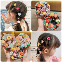 Children Hair Accessories Head Rope Mesh Red Leather Fascia Women Zou Girl South Korea Girl Unhurt Hair Girl Princess Head Accessories