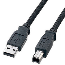 Japan SANWA printer line usb cable strong nylon square Port data line 2 3 5 meters KU20-NM