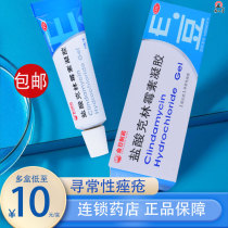 ) Jinri Clinomycin Hydrochloride Gel 10gE Acne Dermatological Acne Antibacterial Application