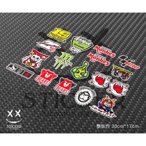 XX stickers Moto GP Sticker Helmet Stickers Moto stickers Reflective Stickers Personality Stickers Decorate Stickers