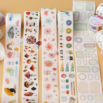 WEEK BAR and paper tape die-cutting tape Series 2 creative digital English Handbook release material paste 22