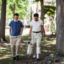 Spot American T-shirt Lady White Co White short sleeve cotton T-shirt men casual half sleeve round neck