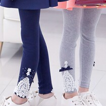 95% cotton Spring Autumn new childrens clothing girl leggings Korean baby tight pants