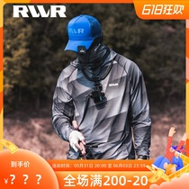 22 new color RVVR Summer ice silk sunscreen for anti-ultraviolet breathable cool Luia fishing with long sleeves