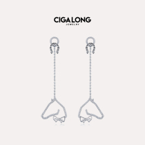 CIGALONG Longzijia original design earrings female Wang Zhuocheng Rui Beast series Ruima fashion ear ornaments