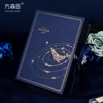 Fang Senyuan New Round hand gift box creative double-layer three-dimensional high-end wedding gift square empty box