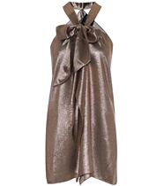  2021 ROLAND MOURET Metal Genuine Silk Blend Blouse Blouse Jersey Blouse