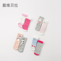 David Bella davebella childrens socks winter new baby girl cartoon socks