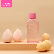 Powder puff beauty egg cleaner makeup brush cleaner liquid cleaner makeup do not eat powder air cushion sponge makeup eggs