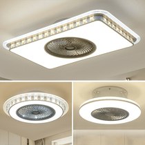 Ceiling fan light Modern simple Nordic household living room bedroom ceiling fan light Dining room mute led live fan