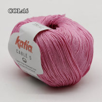 Spain imported twist 5 Lotus thread hook garment thread diy weave summer cotton hemp thread crochet thread