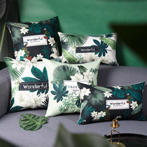 Nordic ins pillow American living room sofa cushion bedside backrest car waist pillow pillow case with pillow core