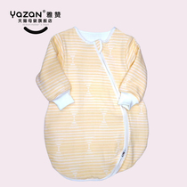 YAZAN warm cotton gradient anti-kick sleeping bag Newborn anti-jump swaddling bag winter new product