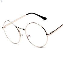 Trendy Korean version of eyeglasses round face No degree flat mirror No degree Male and female personality South Korea