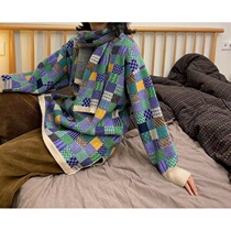 Little Red Dog original STUDIO Little Red Dog L8 Christmas scarf sweater