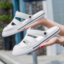 Cave shoes female summer Korean students Baotou slippers wear breathable seaside leisure beach jelly sandals