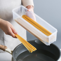  Porcelain color beauty rectangular noodle box Hanging noodles pasta storage box Fresh-keeping box Kitchen plastic storage sealed box