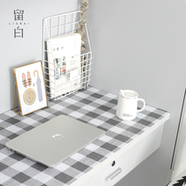 Student Dormitory ins Nordic Wind Decorative Wall Paper Self-Adhesive Waterproof Oil-Proof Sleeping Room Brief Yog Imitation Cloth Tabletop Sticker