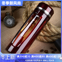 Water Cup Womens Business High-end Double Mens Tempered Glass Simple Transparent Japanese Creative Trend Wine Red Cup