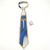 (Star Shu Beno) Phnom Penh Hui Tide Silk Printing Leisure Lady Tie Personality Fine Silk Student