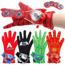  Childrens Avengers Launcher Gloves Toy Captain America Spider-man Hulk Batman Iron Man