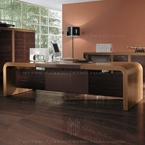 Desk Light Extravagant Modern High-end Chicken Wings Wood Desk Modern Minima President Office Large Class Table Arcs