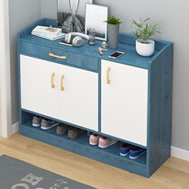 Simple European Shoe Cabinet Home Large Capacity Shoe Rack Door Side Cabinet Multifunction Creative Lockers Nordic Modern Lockers