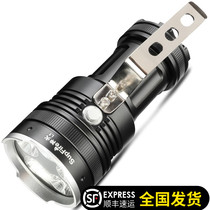  SupFire Shenhuo L1 strong light flashlight rechargeable waterproof 5-core imported LED portable multi-function outdoor exploration photo