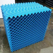 Round corrugated cooling tower packing pp Inclined Tube cooling tower grid plate pvc water collector square S-wave honeycomb packing